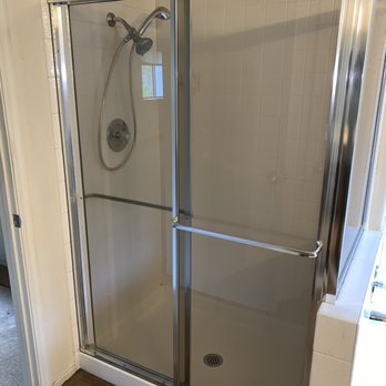 Crystal Clear Home Cleaning - AFTER - Master Bathroom Shower Stall - Home Cleaning Near Me Crystal Clear Home Cleaning - AFTER - Master Bathroom Shower Stall - Home Cleaning Near Me