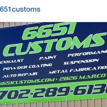 6651 Customs - Follow them on Instagram @6651Customs - Body Shops Near Me - Las Vegas, Nevada