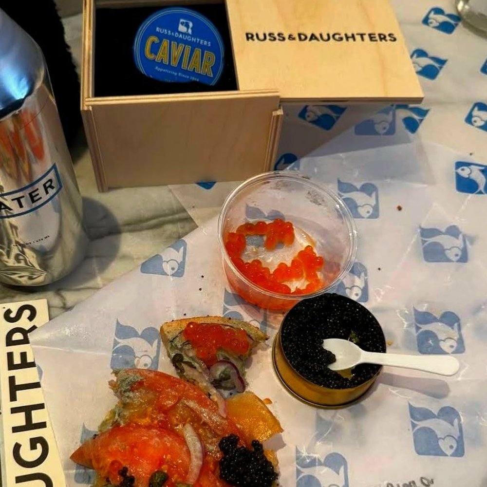 Russ & Daughters - Ultimate indulgence - Everything Bagels & Caviar - 1/17/2026 - Bagels Near Me - New York, New York