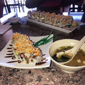 Sushi Go - CRUNCH ROLL MISO SOUP. - Japanese Near Me - Flower Mound, Texas
