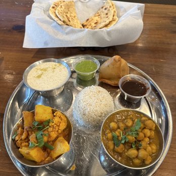 Roti Grill - Veggie platter - Indian Near Me - Dallas, Texas
