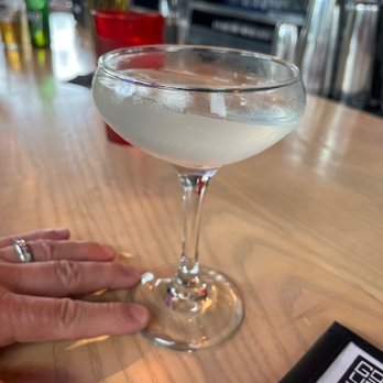 Gogi Yogi - Soju Lychee Martini. It came with a lychee but I ate it before I took this photo. I couldn't resist! - Korean Near Me - Washington, DC, District of Columbia