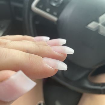 Sky Nail - Look how uneven and lumpy - Nail Salons Near Me - Delmont, Pennsylvania Sky Nail - Look how uneven and lumpy - Nail Salons Near Me - Delmont, Pennsylvania