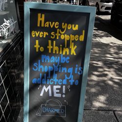 Charmed Boutique - The signed drew me into the store!