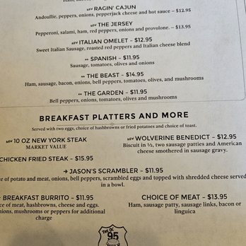 The Ol' 95 Burger House - 2nd side of take home menu - American Near Me - Weiser, Idaho The Ol' 95 Burger House - 2nd side of take home menu - American Near Me - Weiser, Idaho