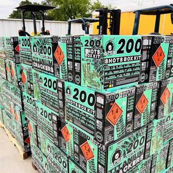 ELITE FIREWORKS Supercenter - Pallet of new 200 Shot Titanium Firecrackers. - Fireworks Near Me - Houston, Texas ELITE FIREWORKS Supercenter - Pallet of new 200 Shot Titanium Firecrackers. - Fireworks Near Me - Houston, Texas