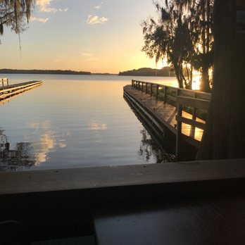 Lake Harris Hideaway - What a view from our table !! - Salad Near Me - Tavares, Florida