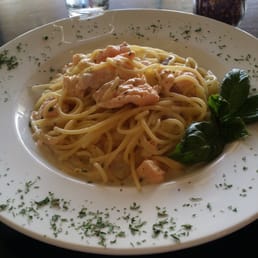 Salmon pasta smells delicious. Review later on taste Salmon pasta smells delicious. Review later on taste