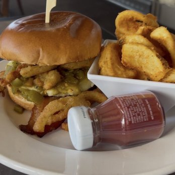 Peaks Restaurant - Grilled Chicken Sandwich- absolutely delicious! With sidewinder fries - New American Near Me - Palm Springs, California Peaks Restaurant - Grilled Chicken Sandwich- absolutely delicious! With sidewinder fries - New American Near Me - Palm Springs, California