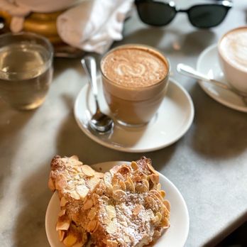 Buvette - Almond croissant and cafe miel - French Near Me - New York, New York