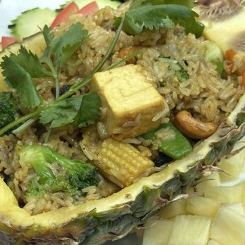 Noi Thai Cuisine - Pineapple Fried Rice - Thai Near Me - Seattle, Washington Noi Thai Cuisine - Pineapple Fried Rice - Thai Near Me - Seattle, Washington