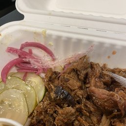 Piece of plastic in my pulled pork