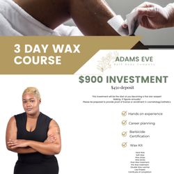 Adams Eve Bath and Body  - To register for this class please visit our site for more info.