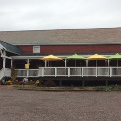 Slyboro Ciderhouse - Patio seating