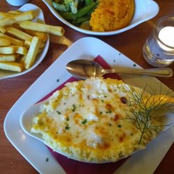 Sacré Cœur Restaurant - Scallops in mashed potatoes