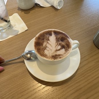 Zest Cafe - a cup of cappuccino on a saucer - Coffee & Tea Near Me - Dallas, Texas