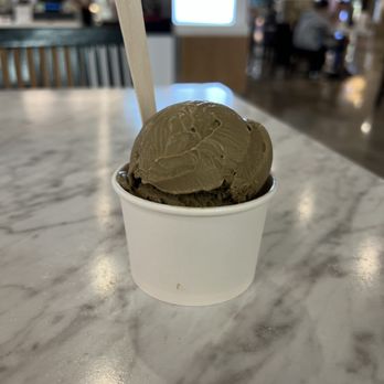 Churnt Creamery - Hojicha single scoop - Desserts Near Me - Arcadia, California Churnt Creamery - Hojicha single scoop - Desserts Near Me - Arcadia, California