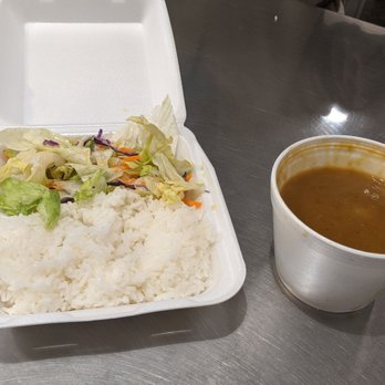 Bento Ya - #12: Chicken and Mixed Vegetable Curry Rice and Salad, $8.50 prior to tax - Japanese Near Me - Los Angeles, California Bento Ya - #12: Chicken and Mixed Vegetable Curry Rice and Salad, $8.50 prior to tax - Japanese Near Me - Los Angeles, California