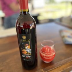 Duplin Winery - Incredible slushy mix with the Pelican Red wine- so refreshing!!
