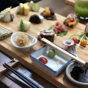 wa’z - Kaiseki Lunch, you can make hand rolls or just eat them as is. - Japanese Near Me - Seattle, Washington