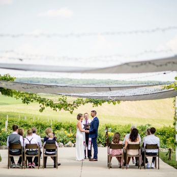 Tabor Home Vineyards & Winery - a wedding ceremony - Wineries Near Me - Baldwin, Iowa