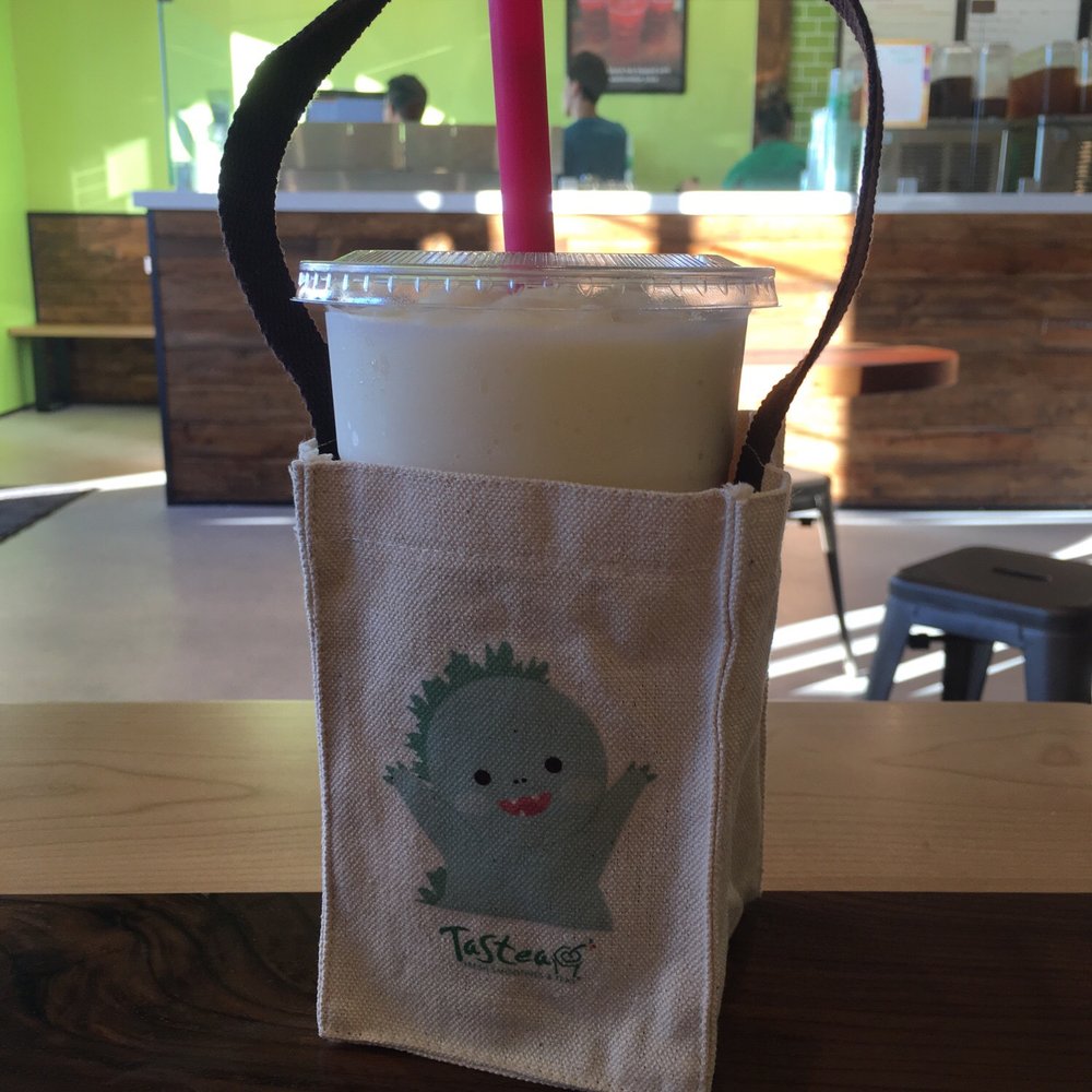 Tastea - Spend over $20 and receive this cute carry container! My drink is the large 32oz too! Thanks #Tastea - Bubble Tea Near Me - Riverside, California Tastea - Spend over $20 and receive this cute carry container! My drink is the large 32oz too! Thanks #Tastea - Bubble Tea Near Me - Riverside, California