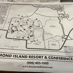 Drummond Island Resort & Conference Center - Map of the Resort as of July 2023
