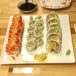 Maiko Sushi - Salmon Cowboy Roll + Negi Toro Roll + Dynamite Roll