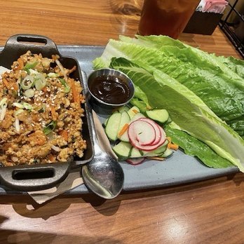 Lazy Dog Restaurant & Bar - Chicken Lettuce Wraps - New American Near Me - Temecula, California Lazy Dog Restaurant & Bar - Chicken Lettuce Wraps - New American Near Me - Temecula, California