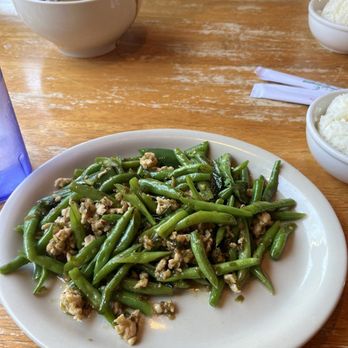 Sap's Ver Fine Thai Cuisine - Amazing green beans - super spicy delicious - Thai Near Me - Austin, Texas