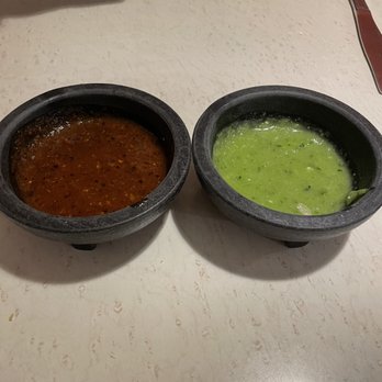 La Roca - Dip that comes with the chips. The green dip is slightly spicy. - Mexican Near Me - Lincoln City, Oregon La Roca - Dip that comes with the chips. The green dip is slightly spicy. - Mexican Near Me - Lincoln City, Oregon