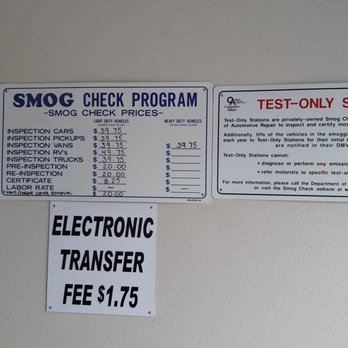 Affordable Smog Test - Transparency of their pricing. THANK YOU. - Smog Check Stations Near Me - Apple Valley, California