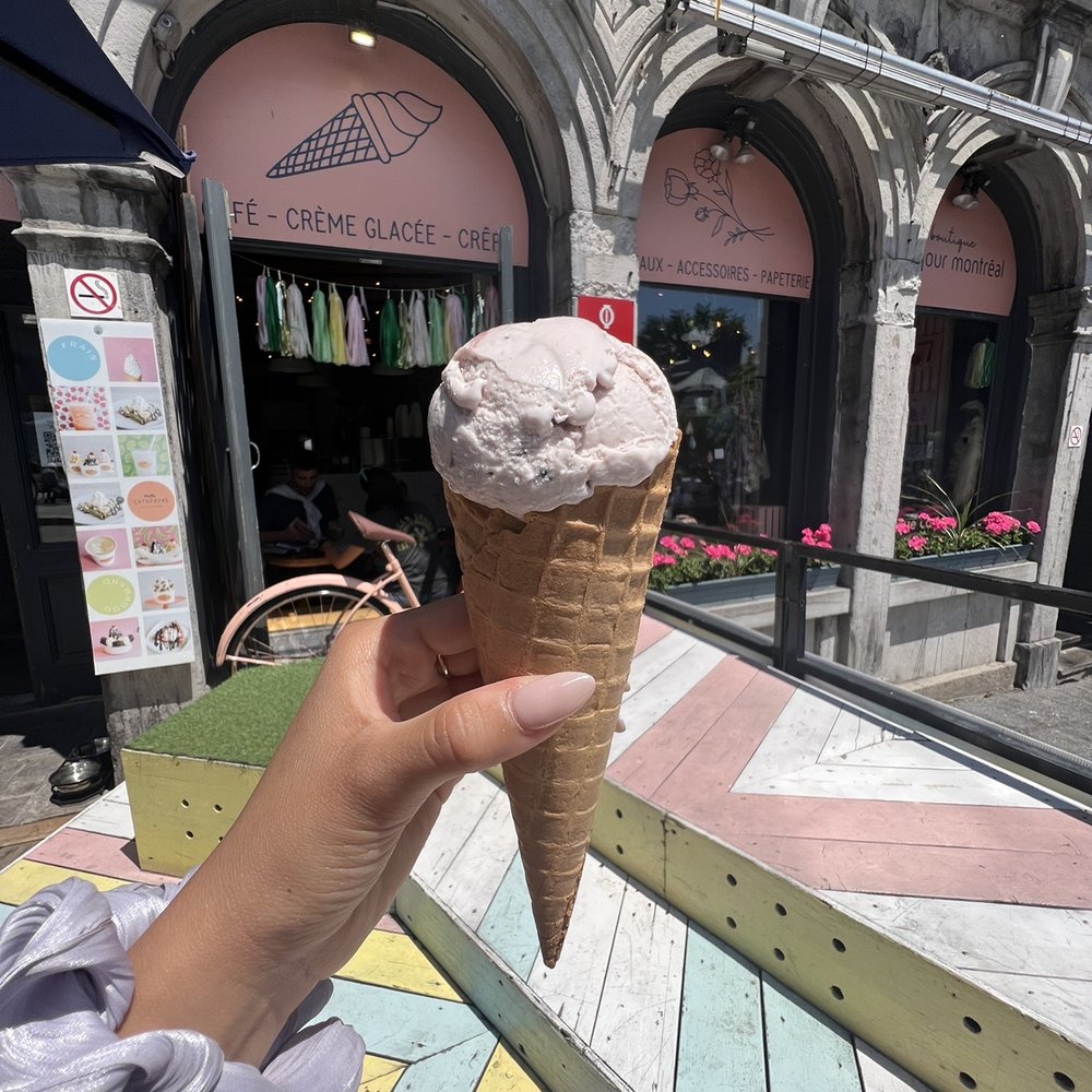 Mlle Catherine - Wild Berry Gelato ($6.68CA, $5.16USD) - Ice Cream & Frozen Yogurt Near Me - Montreal, Quebec Mlle Catherine - Wild Berry Gelato ($6.68CA, $5.16USD) - Ice Cream & Frozen Yogurt Near Me - Montreal, Quebec