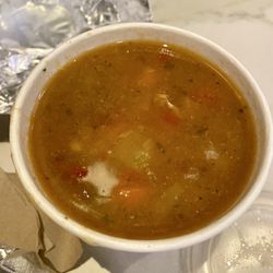 Morty's - Crab soup. Good flavor but only 3 little pieces of crab.