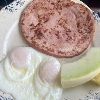 The Birch Door Cafe - Old fashioned ham and eggs cooked medium. - Breakfast & Brunch Near Me - Bellingham, Washington The Birch Door Cafe - Old fashioned ham and eggs cooked medium. - Breakfast & Brunch Near Me - Bellingham, Washington