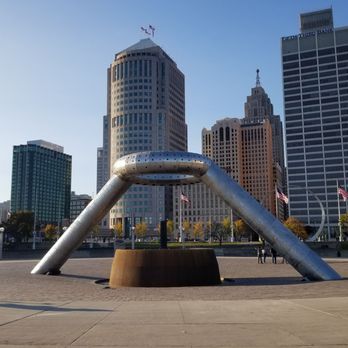 Transcending - You can see Transcending in the background - Public Art Near Me - Detroit, Michigan Transcending - You can see Transcending in the background - Public Art Near Me - Detroit, Michigan