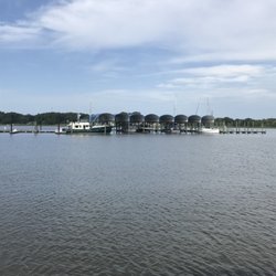 Colonial Beach Yacht Center - Empty covered slips