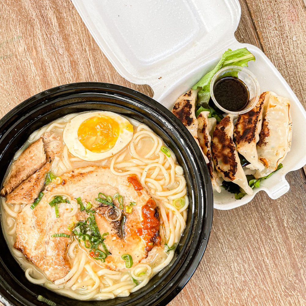Don Express - a bowl of ramen and a plate of chicken - Ramen Near Me - Winston-salem, North Carolina Don Express - a bowl of ramen and a plate of chicken - Ramen Near Me - Winston-salem, North Carolina
