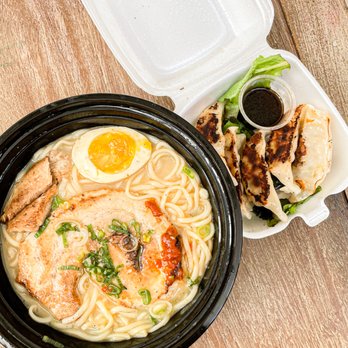 Don Express - a bowl of ramen and a plate of chicken - Ramen Near Me - Winston-salem, North Carolina Don Express - a bowl of ramen and a plate of chicken - Ramen Near Me - Winston-salem, North Carolina