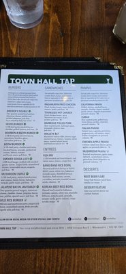 Menu photo 3 Town Hall Tap Minneapolis, MN Menu photo 3 Town Hall Tap Minneapolis, MN