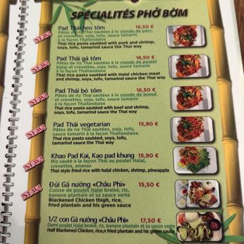 Pho Bom - Menu - Vietnamese Near Me - Paris, 75 Pho Bom - Menu - Vietnamese Near Me - Paris, 75