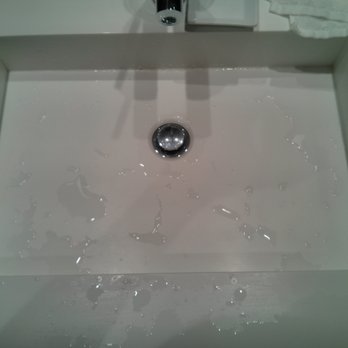 AC Hotel by Marriott Madison Downtown - The depth of the sink is 2.5 inches, so your hands will constantly touch the sink basin....bad decision - Hotels Near Me - Madison, Wisconsin