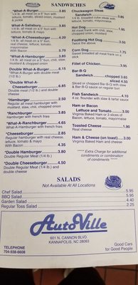 Menu photo 2 What a Burger 2 Concord, NC Menu photo 2 What a Burger 2 Concord, NC