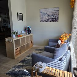 Vital Flow Movement & Wellness - Our Waiting Room @ Pilates & Beyond Studio.