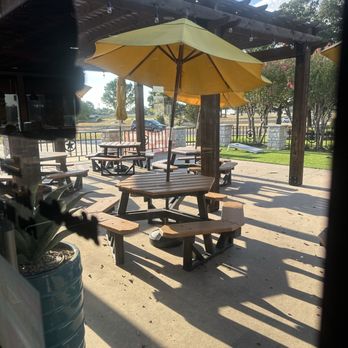Golden Chick - Outside seating/play area - Fast Food Near Me - Mt. Vernon, Texas Golden Chick - Outside seating/play area - Fast Food Near Me - Mt. Vernon, Texas