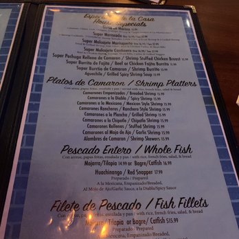 Mariscos La Marina Seafood Grill - Menu - Mexican Near Me - Lancaster, Texas Mariscos La Marina Seafood Grill - Menu - Mexican Near Me - Lancaster, Texas