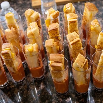 Food By Frank - Grilled cheese and tomato soup shooters - Personal Chefs Near Me Food By Frank - Grilled cheese and tomato soup shooters - Personal Chefs Near Me