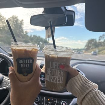 Better Buzz Coffee San Marcos - Horchata Iced Latte, and Lavender Tea Latte (my favorite) - Coffee & Tea Near Me - San Marcos, California Better Buzz Coffee San Marcos - Horchata Iced Latte, and Lavender Tea Latte (my favorite) - Coffee & Tea Near Me - San Marcos, California