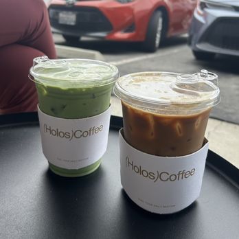 Holos Coffee - Matcha Latte and Holos Latte - Coffee & Tea Near Me - Artesia, California