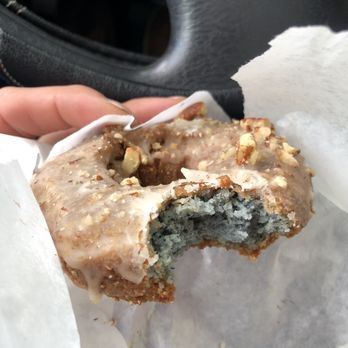 Whoo's Donuts - Blue corn honey glazed with almonds. Whatever it was it was fire. So light and perfect didnt leave me feeling diabetic like most donuts do. - Donuts Near Me - Santa Fe, New Mexico